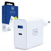 3mk FlowPower 45W 1A1C PD3.0 QC4+ White 3mk FlowPower 45W 1A1C PD3.0 QC4+ White
