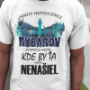 Tričko s potlačou Nikdy nepodceňuj rybárov Dámsky Biela XXL Tričko s potlačou Nikdy nepodceňuj rybárov Dámsky Biela XXL