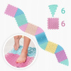Senzorická masážna podložka na nohy Pastel Puzzle Mix 6 dielikov + 6 Trojuholníkov Senzorická masážna podložka na nohy Pastel Puzzle Mix 6 dielikov + 6 Trojuholníkov