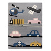 Dětský kusový koberec Petit Toys cars grey 160x220 cm Dětský kusový koberec Petit Toys cars grey 160x220 cm