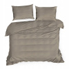 Eurofirany satén obliečky Nova 3 svetlohnedé 180X200 2x70X80 Eurofirany satén obliečky Nova 3 svetlohnedé 180X200 2x70X80