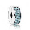 PANDORA korálka Modrozelená lesklá elegancia 791817MCZ PANDORA korálka Modrozelená lesklá elegancia 791817MCZ