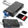 Čítačka kariet SD MicroSD TF USB USB-C MICRO USB OTG 3v1 prodigy.cat Čítačka kariet SD MicroSD TF USB USB-C MICRO USB OTG 3v1 prodigy.cat