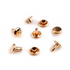 Duté nity Ø8 mm obojstranné ružovozlatá 100pár Duté nity Ø8 mm obojstranné ružovozlatá 100pár