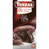 Horká čokoláda 72% kakao bez cukru Torras 75 g Horká čokoláda 72% kakao bez cukru Torras 75 g