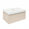 Swiss aqua technologies Koupelnová skříňka s umyvadlem SAT Feel 80x30x46 cm pískově béžová mat SATFEEL80BEU1 Swiss aqua technologies Koupelnová skříňka s umyvadlem SAT Feel 80x30x46 cm pískově béžová mat SATFEEL80BEU1