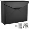 Poštová schránka - Box pre poštové písmená C4 xxl čierna obálka + 3 kľúče, skrutky (Box pre poštové písmená C4 xxl čierna obálka + 3 kľúče, skrutky) Poštová schránka - Box pre poštové písmená C4 xxl čierna obálka + 3 kľúče, skrutky (Box pre poštové písmená C4 xxl čierna obálka + 3 kľúče, skrutky)