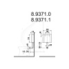 JIKA Plastová nádržka pre samostatne stojace klozety biela 8.9371.0.000.000.1 JIKA Plastová nádržka pre samostatne stojace klozety biela 8.9371.0.000.000.1