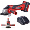 Akumulátorová uhlová brúska Einhell TC-AG 18/115 Li 18V + akumulátor + nabíjačka Akumulátorová uhlová brúska Einhell TC-AG 18/115 Li 18V + akumulátor + nabíjačka