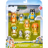 Sada figúrok Moose Toys Bluey Heeler Family And Mates Pack 8 ks Sada figúrok Moose Toys Bluey Heeler Family And Mates Pack 8 ks