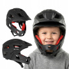Detská cyklistická prilba Attabo Predator čierna S so štítom a ventiláciou Detská cyklistická prilba Attabo Predator čierna S so štítom a ventiláciou
