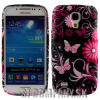 Silikónový obal Samsung Galaxy S IV Mini – Butterfly – čierna