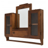 Sanu Babu Kúpeľňová skrinka so zrkadlom, 61x10x58cm (CB) Sanu Babu Kúpeľňová skrinka so zrkadlom, 61x10x58cm (CB)