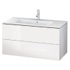 Duravit L-Cube - Umývadlová skrinka, 55x102x48 cm, 2 zásuvky, lesklá biela LC624202222 Duravit L-Cube - Umývadlová skrinka, 55x102x48 cm, 2 zásuvky, lesklá biela LC624202222