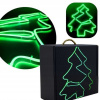 LED Neón VIANOČNÝ STROMČEK zelený Batéria + USB FLNE1 LED Neón VIANOČNÝ STROMČEK zelený Batéria + USB FLNE1