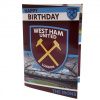 West Ham United narodeninové želanie Musical Birthday Card West Ham United narodeninové želanie Musical Birthday Card