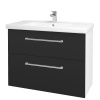Dreja Umývadlová skrinka BIG INN SZZ2 100 - N01 Biela lesk / Úchytka T03 / N03 Graphite Dreja Umývadlová skrinka BIG INN SZZ2 100 - N01 Biela lesk / Úchytka T03 / N03 Graphite