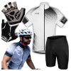 Cyklistický Set Pánsky Odev veľ XL Dres, Nohavice, Rukavice Cyklistický Set Pánsky Odev veľ XL Dres, Nohavice, Rukavice