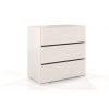 Visby Komoda Sandemo 3S80, 80 cm, buk (Barva: Bílá) Visby Komoda Sandemo 3S80, 80 cm, buk (Barva: Bílá)