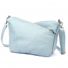 Dámska kožená kabelka cez rameno Luka 24-051 svetlomodrá 32 x 22 x 14 cm Dámska kožená kabelka cez rameno Luka 24-051 svetlomodrá 32 x 22 x 14 cm