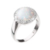 PAVONA Strieborný prsteň so syntetickým opálom a kryštálmi Preciosa biely 35060.1 Velikost: 54 (průměr 17,2 mm) PAVONA Strieborný prsteň so syntetickým opálom a kryštálmi Preciosa biely 35060.1 Velikost: 54 (průměr 17,2 mm)