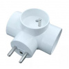 Rozbočka elektrická 3x10A/230V, 3 zástrčky - roztrojka Rozbočka elektrická 3x10A/230V, 3 zástrčky - roztrojka