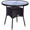 STILISTA Polyratanový stolík, 80 x 80 x 75 cm, čierny STILISTA Polyratanový stolík, 80 x 80 x 75 cm, čierny