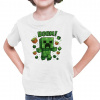 Boom! - detské tričko s potlačou pre fanúšikov Minecraftu - Tričkový | 3 | 4 | Biela Boom! - detské tričko s potlačou pre fanúšikov Minecraftu - Tričkový | 3 | 4 | Biela