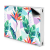 Dekoračný magnetický kryt na radiátor Tropická flóra 80x60 cm Dekoračný magnetický kryt na radiátor Tropická flóra 80x60 cm