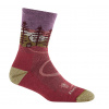 DARN TOUGH Dámske trekingové ponožky HIKE/TREK NORTHWOODS LIGHTWEIGHT MERINO CUSHION MICRO CREW cranberry - fialové/červené Veľkosť: M DARN TOUGH Dámske trekingové ponožky HIKE/TREK NORTHWOODS LIGHTWEIGHT MERINO CUSHION MICRO CREW cranberry - fialové/červené Veľkosť: M