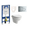 Siko Cenově zvýhodněný závěsný WC set Geberit do lehkých stěn / předstěnová montáž + WC Laufen Laufen Pro Nordic GES3H2 Siko Cenově zvýhodněný závěsný WC set Geberit do lehkých stěn / předstěnová montáž + WC Laufen Laufen Pro Nordic GES3H2