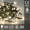 Vianočná reťaz LED 100 LED - teplá biela Vianočná reťaz LED 100 LED - teplá biela