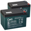 Olovená trakčná batéria 24V 12Ah GETI Olovená trakčná batéria 24V 12Ah GETI