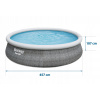 Bestway Fast Set Rattan 4,57 x 1,07 m 57372 Bestway Fast Set Rattan 4,57 x 1,07 m 57372
