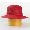 Dámsky klobúk z papiera - nezdobený 307 hladká červená/55 Dámsky klobúk z papiera - nezdobený 307 hladká červená/55