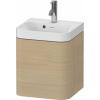 DURAVIT Happy D.2 Plus c-shaped závesná skrinka s nábytkovým umývadielkom s otvorom, 1 dvierka, pánty vpravo, 400 x 360 x 480 mm, dub Mediterrane, HP4344O71710000 DURAVIT Happy D.2 Plus c-shaped závesná skrinka s nábytkovým umývadielkom s otvorom, 1 dvierka, pánty vpravo, 400 x 360 x 480 mm, dub Mediterrane, HP4344O71710000
