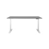 BASIC Výškovo nastaviteľný stôl BASIC, 1-motorový, 160x80 cm, podnož biela + doska sivá BASIC Výškovo nastaviteľný stôl BASIC, 1-motorový, 160x80 cm, podnož biela + doska sivá