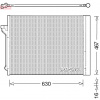 DENSO Kondenzátor klimatizácie DCN05029 DENSO Kondenzátor klimatizácie DCN05029