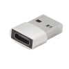 BERGE Strieborný mini adaptér USB-A na USB-C pre nabíjačku notebooku striedavého prúdu BERGE Strieborný mini adaptér USB-A na USB-C pre nabíjačku notebooku striedavého prúdu