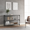 zahrada-XL Knižnica sivý dub sonoma 100x33x70,5 cm spracované drevo a oceľ 819355 zahrada-XL Knižnica sivý dub sonoma 100x33x70,5 cm spracované drevo a oceľ 819355