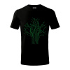 Tlačený spoj strom - Tričko detské bavlnené - 104-110cm / 3-4 roky ( Čierna ) Tlačený spoj strom - Tričko detské bavlnené - 104-110cm / 3-4 roky ( Čierna )