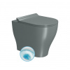TONO WC misa stojaca, Geniusflush, 36x53cm, spodný/zadný odpad, agave dual-mat TONO WC misa stojaca, Geniusflush, 36x53cm, spodný/zadný odpad, agave dual-mat