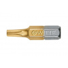 Bit 1/4 zástrčný torx T25 TiN x 25mm, WITTE WE-29516 Bit 1/4 zástrčný torx T25 TiN x 25mm, WITTE WE-29516