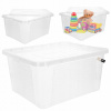 Univerzálny plastový box s vekom Cadro, priehľadný, 20 l Univerzálny plastový box s vekom Cadro, priehľadný, 20 l