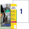 Etikety Avery 210x297 mm, ultra odolné biele Etikety Avery 210x297 mm, ultra odolné biele
