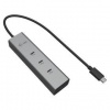 USB Hub i-tec iUSB-C Charging Metal HUB 5port, USB-C video 8K, PD 85W (C31HUBMETAL8KPDPRO) strieborný USB Hub i-tec iUSB-C Charging Metal HUB 5port, USB-C video 8K, PD 85W (C31HUBMETAL8KPDPRO) strieborný