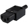 PremiumCord Napájací konektor 230V/F IEC C13 PremiumCord Napájací konektor 230V/F IEC C13