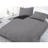 XPOSE® Mikrosaténové obliečky KLARISA DUO - sivé/čierne 140x200 cm, 70x90 cm, Mikrosatén XPOSE® Mikrosaténové obliečky KLARISA DUO - sivé/čierne 140x200 cm, 70x90 cm, Mikrosatén