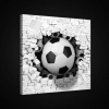 Obraz na plátne štvorec - OB1882 - Futbalová lopta 40cm x 40cm - O5 Obraz na plátne štvorec - OB1882 - Futbalová lopta 40cm x 40cm - O5