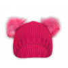 Zimné čiapky Mako chlupáček Baby Nellys ® - tm. ružový Zimné čiapky Mako chlupáček Baby Nellys ® - tm. ružový